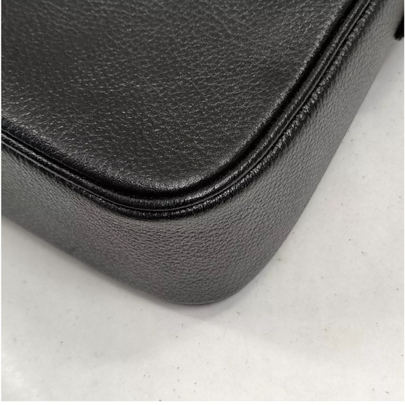 YSL LOGO LEATHER SHOULDER BAG - Picture 9 of 11